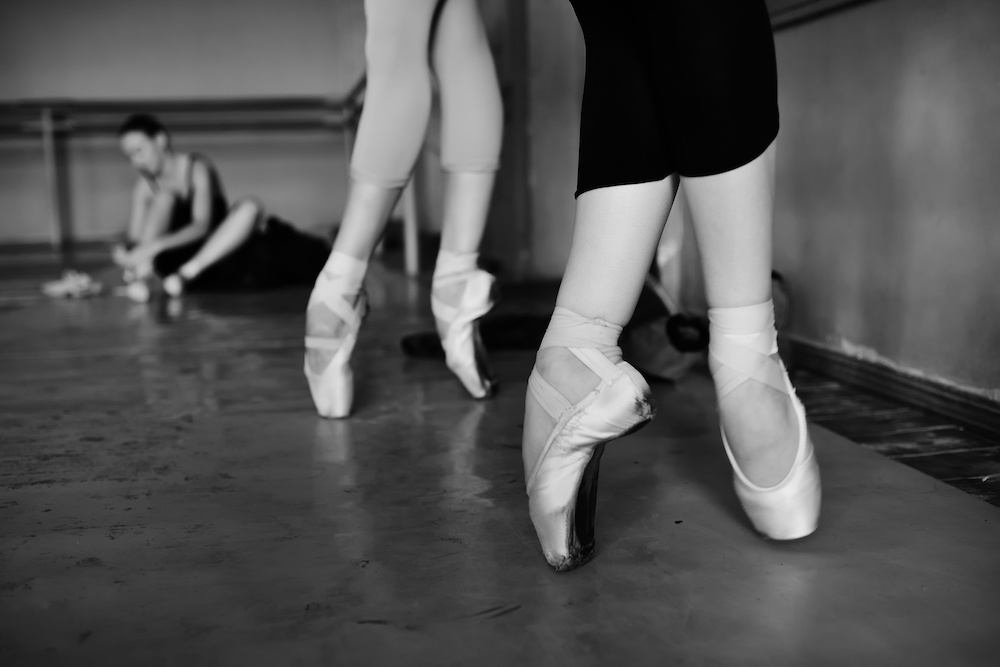 pointe shoes ballerina